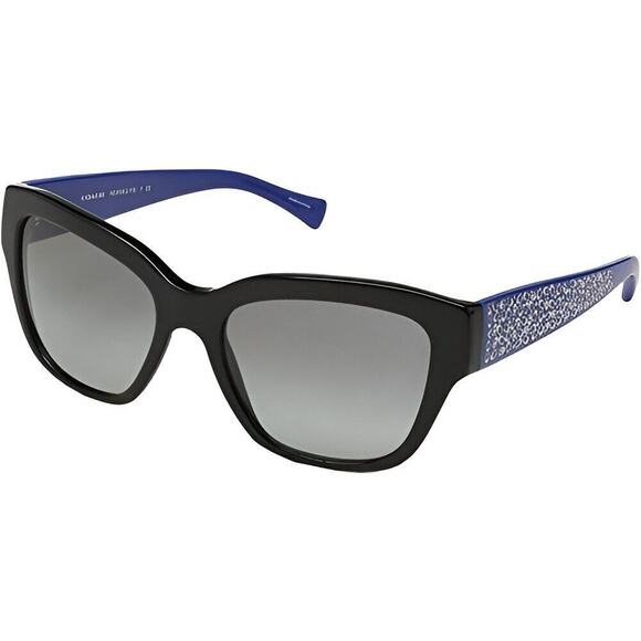 Coach Sunglasses 528211 BLACK/BLUE - Picture 1 of 7